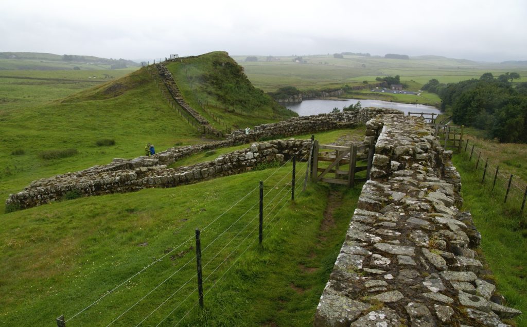 Hiking along Hadrian's Wall