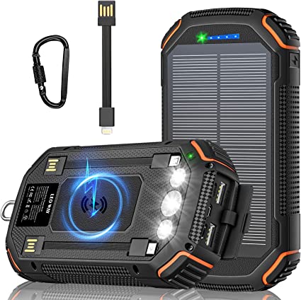 LEO WAY Solar Power Bank 36000mAh