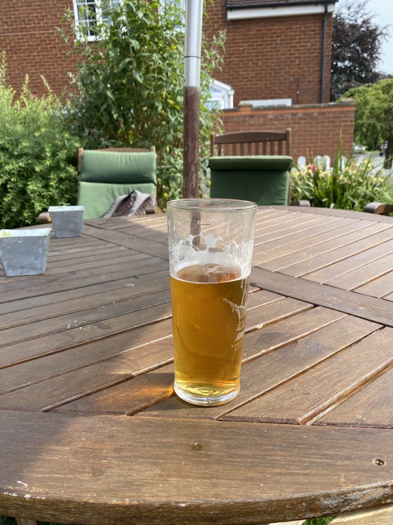 refreshing drink after a great day